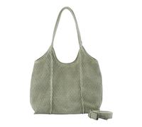 FREDsBRUDER Leder Schultertasche Umhängetasche Soft Cut Hobo Bag Leaf khaki
