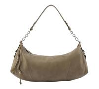 FREDsBRUDER Leder Schultertasche Umhängetasche Stay With Me Big Shoulder Bag Greyish Khaki
