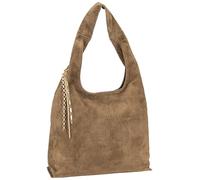 FREDsBRUDER Leder Schultertasche Velvet Wild Hobo Khaki olivgrün