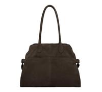 FredsBruder Softly Schultertasche Leder 40 cm schwarz