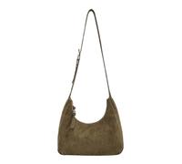 FREDsBRUDER Leder Umhängetasche Velvet Wild Midi Hobo Khaki olivgrün
