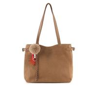 FredsBruder Playful Schultertasche Leder 37 cm braun