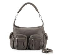 FredsBruder Pocket Play Schultertasche Leder 35 cm grau