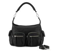 FredsBruder Pocket Play Schultertasche Leder 35 cm schwarz