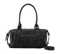 FredsBruder Pocket Play Schultertasche Leder 40 cm schwarz