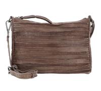 FredsBruder Riffel Schultertasche Leder 30 cm braun