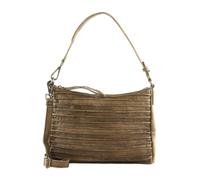 FredsBruder Bestseller Riffel Umhängetasche olivgrün, Leder, Damen