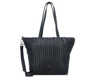 FREDsBRUDER Riffelhörnchen Schultertasche Leder 31 cm black Damen