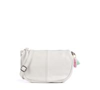 FredsBruder Take A Smile Umhängetasche Leder 24 cm weiss