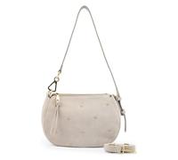 FredsBruder The Beaded One Schultertasche Leder 26 cm weiss