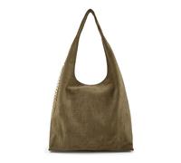 FREDsBRUDER Leder Schultertasche Velvet Wild Hobo Khaki olivgrün