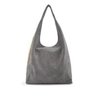 FredsBruder Velvet Wild Schultertasche Leder 39 cm grau
