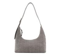 FredsBruder Weave Harmony Schultertasche Leder 18.5 cm grau