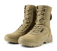 FREE SOLDIER Taktische Herrenstiefel 8 Zoll Leichte Kampfstiefel Langlebige Wildleder Militärische Arbeitsstiefel Wüstenstiefel