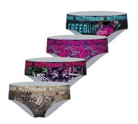 FREEGUN 4 Stück Boxershorts für Mädchen, Miss Street Art 82, 10-12 Jahre