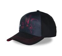FREEGUN Assassin's Creed Shadows Herren-Baseballkappe, verstellbar durch Snapback, schwarz / weiß / rot, One size