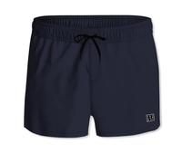 FREEGUN Badehose für Herren, Strand, Badeshorts, schnelltrocknend, bequem, mit Taschen, Marineblau, 48