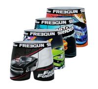FREEGUN Boxershorts Herren, Fast and Furious, 4er-Pack, Orange 01 (2XL)