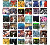 Boxershorts Herren Pack Surprise, Unterhosen Männer, Zufälliges Muster, Leicht (5er Pack), Mehrfarbig, M