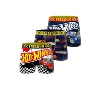 FREEGUN Jungen Fghtw/3/Bm/Pk3 Retroshorts, Schwarz/Gelb/Weiß/Rot, 10-12 Jahre (3er Pack)