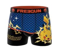 FREEGUN Pokemon Herren-Boxershorts, Pika Thunder PKM18, L