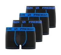 FREEGUN Unterhosen Männer Hypoallergen, Boxershorts Herren, Bewegungsfreiheit (4er Pack), Schwarz Blau, M
