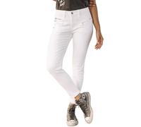 Freeman T. Porter Alexa High Waist Cropped Super Stretch Denim White Größe XS