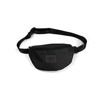 Freibeutler Gürteltasche aus robustem Baumwoll Canvas für Alltag, Festival & Sport Hochwertige Hipster Hip Bag Crossbody Tasche Wasserabweisend (Schwarz 2)
