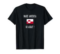 Freies Grönland - Make America go Away Design T-Shirt