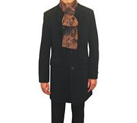 Freiherr von Falkenhausen Herren Wollmantel Mix dunkelblau BZW. schwarz - blau als Business Kurzmantel Slim Fit/Shape S M L XL XXL XXXL 46 48 50 52 54 56 58 (28)