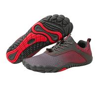 Freiluftkind Das Original - Overland Wasserabweisende & gefütterte Barfußschuhe (Rot / 40) - Unisex Barfussschuhe Winter