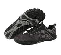 Freiluftkind Das Original - Overland Wasserabweisende & gefütterte Barfußschuhe (Schwarz / 47) - Unisex Barfussschuhe Winter