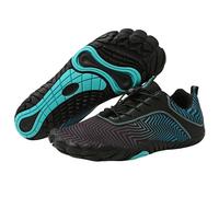 Freiluftkind Das Original - Overland Wasserabweisende & gefütterte Barfußschuhe (Türkis / 41) - Unisex Barfussschuhe Winter