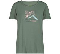 Freizeit Damen T-Shirt, grün, Gr. 36