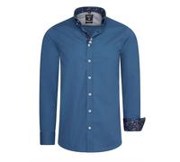 Freizeit Hemd abgesetzt mit Blumen-Muster 2XL