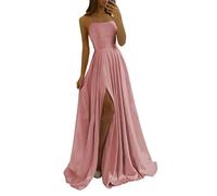 Freizeit Kleider Damen Lange Kleider Kleine Frauen Damen Kleider Beige Brautmode Summer Kleider Mit äRmel Brautkleid Blush Satin Partykleid Midikleid GrüN Kleider Jugendweihe Lang Party