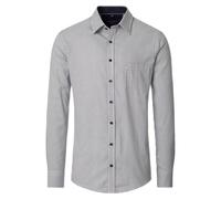Langarmhemd CASAMODA "CASAMODA Freizeithemd Print", Herren, Gr. XL, Normalgrößen, hellgrün, 100% Baumwolle, bedruckt, lässig geschnitten, Hemden (50440554-XL) hellgrün