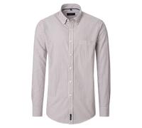 Casa Moda Freizeithemd Streifen Braun - Größe L Braun L