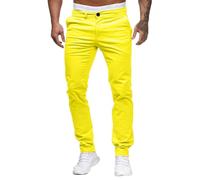 Freizeithose Herren Schlupfhose Cargohosen Für Herren Elegant Baggy Cargohosen Für Herren Sommerhose Angebote des Tages Heute Gelb 3XL