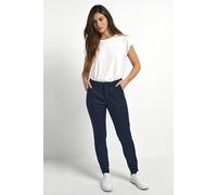 KAFFE Women's Trousers Cropped Length Slim Fit Mid Rise Regular Waist