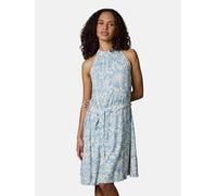 A-Linien-Kleid RAGWEAR "Angylee Print YOUMODO", Damen, Gr. M (38), Normalgrößen, arctic blau, Material: 100% Viskose, A-Linie knieumspielend, Neckholder, Ärmel ohne Ärmelschlitz, Kleider, Leichtes Som
