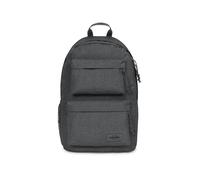 Freizeitrucksack EASTPAK "PADDED DBL", Gr. B/H/T: 28,5cm x 47cm x 21cm, schwarz (schwarz denim), Nylon, Polyester, unifarben, Rucksäcke Freizeitrucksack, Schulrucksack Arbeitsrucksack Streetpack (8541
