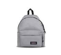 Freizeitrucksack EASTPAK "PADDED PAK'R", Gr. B/H/T: 30cm x 40cm x 18cm, grau (sunday grau), Textil, Basic, Rucksäcke Freizeitrucksack, Unisex Schulrucksack, Reiserucksack mit kontrastfarbigen Details