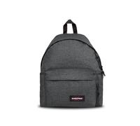 Freizeitrucksack EASTPAK "PADDED PAK'R", Gr. B/H/T: 30cm x 40cm x 18cm, schwarz (schwarz denim), Textil, Basic, Rucksäcke Freizeitrucksack, Unisex Schulrucksack, Reiserucksack mit kontrastfarbigen Det