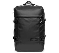 Freizeitrucksack EASTPAK "TRAVELPACK", Gr. B/H/T: 33cm x 51cm x 20cm, schwarz (tarp schwarz 2), Textil, Rucksäcke Freizeitrucksack, Unisex, Tragetasche und Rucksack 2 in 1 (26805309-0) tarp schwarz 2