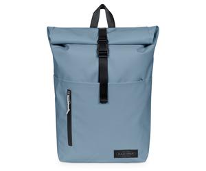Freizeitrucksack EASTPAK "UP ROLL Tarp Dust Blue", Gr. B/H/T: 30cm x 44,5cm x 12cm, blau (hellblau), Polyester, Polyurethane, Rucksäcke Freizeitrucksack, Rolltop-Rucksack mit wasserabweisender Funktio