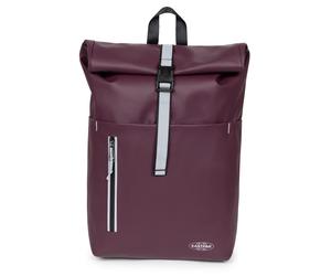 Freizeitrucksack EASTPAK "UP ROLL Tarp", Gr. B/H/T: 30cm x 44,5cm x 12cm, lila (beere), Polyester, Polyurethane, Rucksäcke Freizeitrucksack, Rolltop-Rucksack, Schulrucksack mit wasserabweisender Funkt