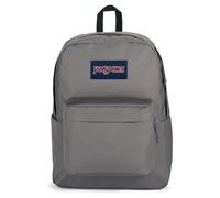 Freizeitrucksack JANSPORT "SuperBreak Plus", Gr. B/H/T: 33cm x 42,5cm x 21,6cm, grau, Polyester, gemustert, Basic, Rucksäcke Freizeitrucksack, im schlichten Look (93194935-0) grau