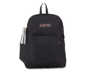 Freizeitrucksack JANSPORT "SuperBreak Plus", Gr. B/H/T: 33cm x 42,5cm x 21,6cm, schwarz, Polyester, Basic, Rucksäcke Freizeitrucksack, im schlichten Look (68280964-0) schwarz
