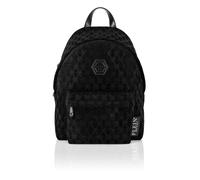 Freizeitrucksack PLEIN SPORT "Monogram Mit Schmucksteinen", 0202, schwarz, schwarz, Rucksäcke, Freizeitrucksack (73319349-0) 0202, schwarz, schwarz